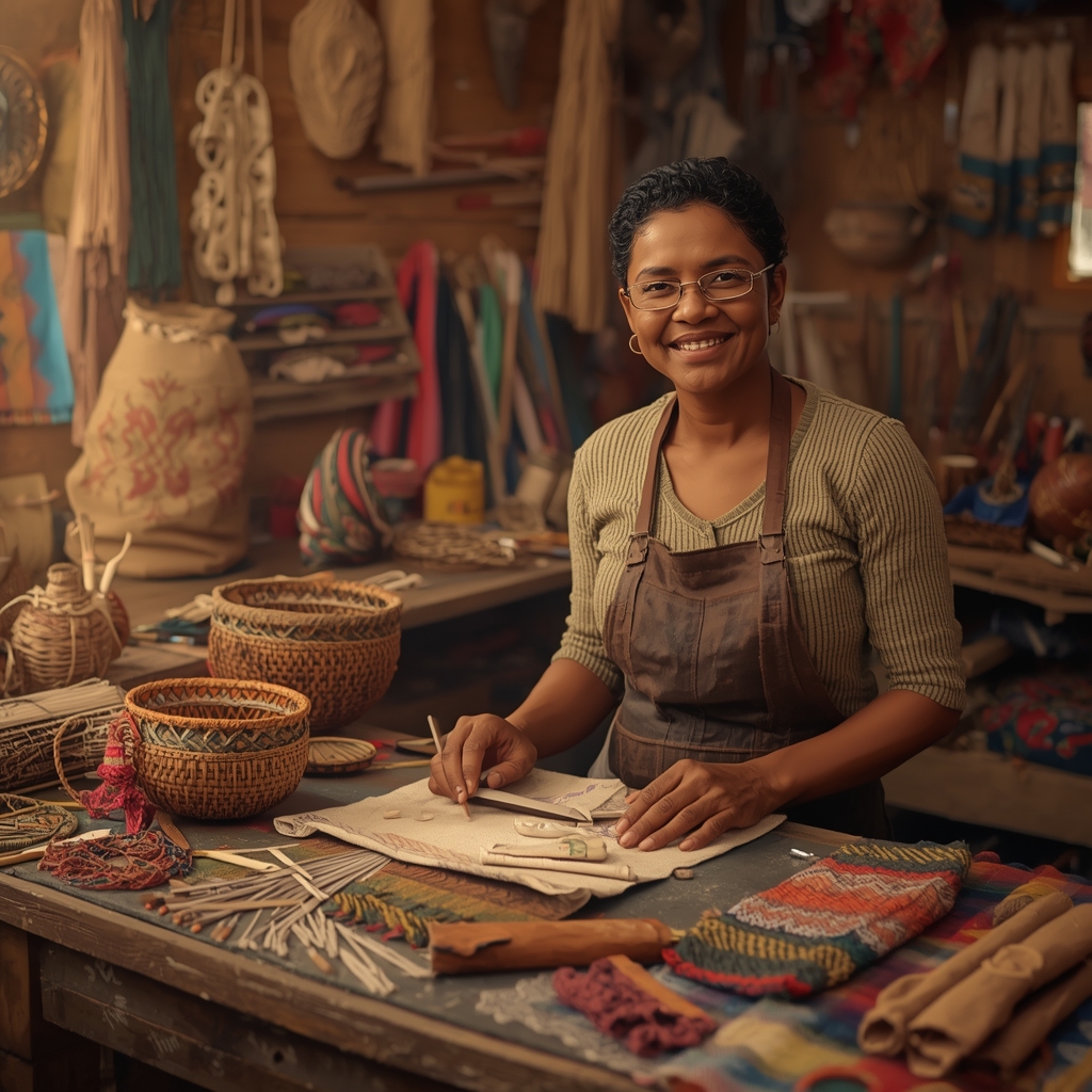 Handcrafted artisan workshop